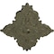 Ekena Millwork Melchor Diamond Medallion (Canopies up to 4"), 67 1/4"W x 43 3/8"H x 4"ID x 2"P, Painted Turtle CM70X43MLPTF - alternate 2